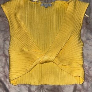 Love Tree Mustard Ribbed Tank Top